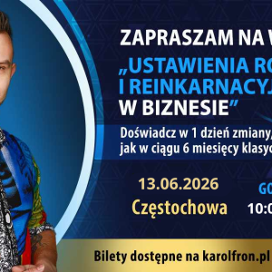 Warsztat Ustawienia Rodowe i Reinkarnacyjne w Biznesie - REPREZENTANT