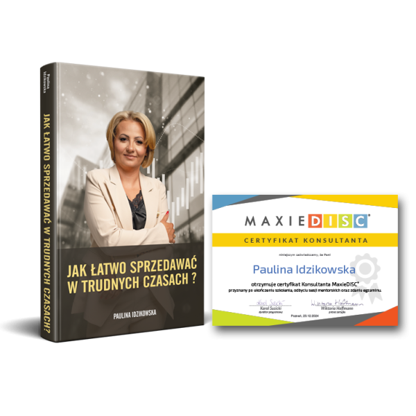 PAKIET - Raport MaxieDisc + książka Jak łatwo sprzedawać w trudnych czasach
